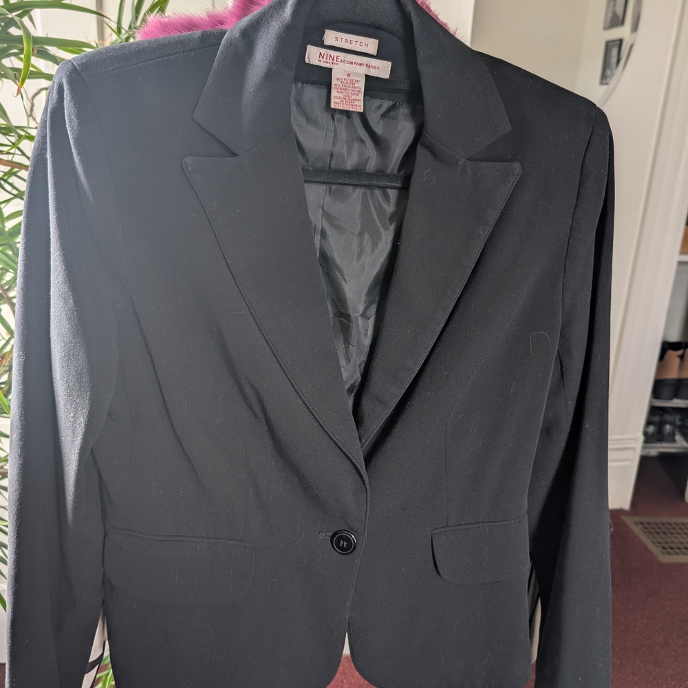 Nine West Black Blazer